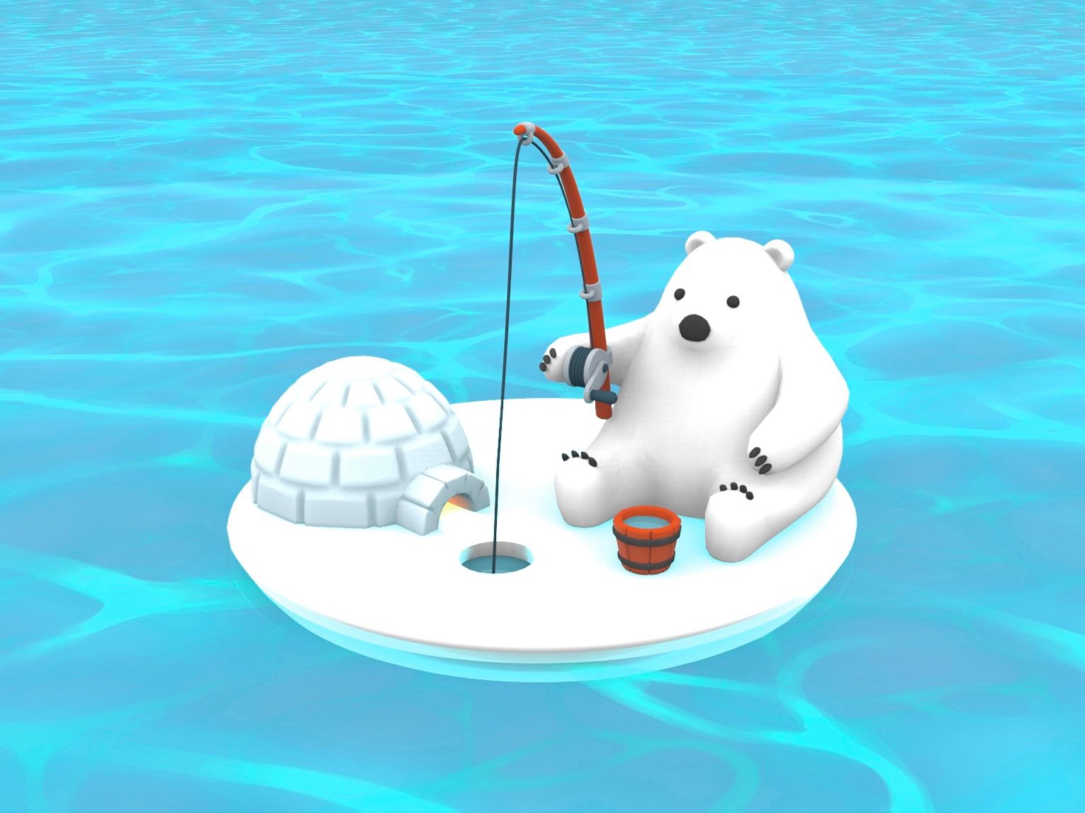 Fisher Polar Bear