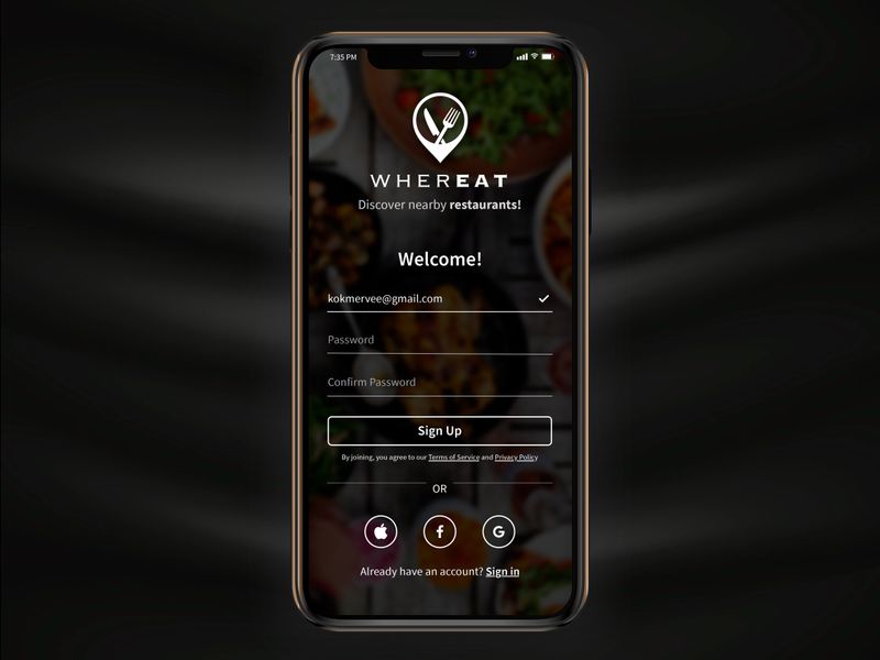 Sign Up