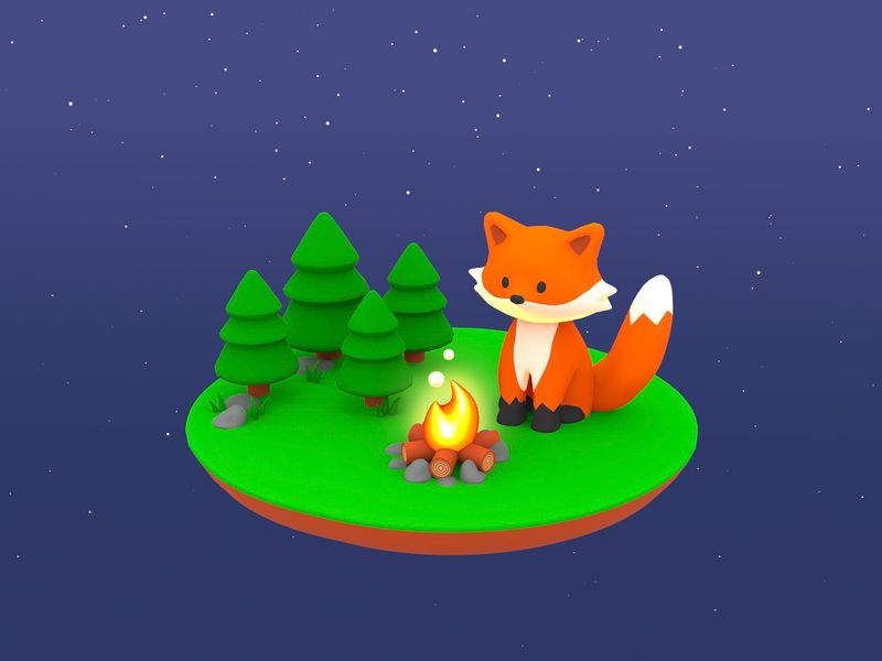 Fox Campfire