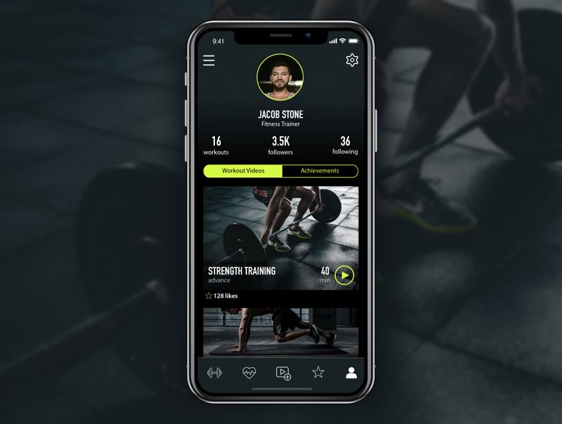 Profile Page (Workout App)
