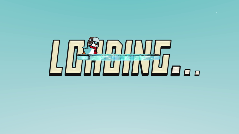 3D Penguin Loading Animation