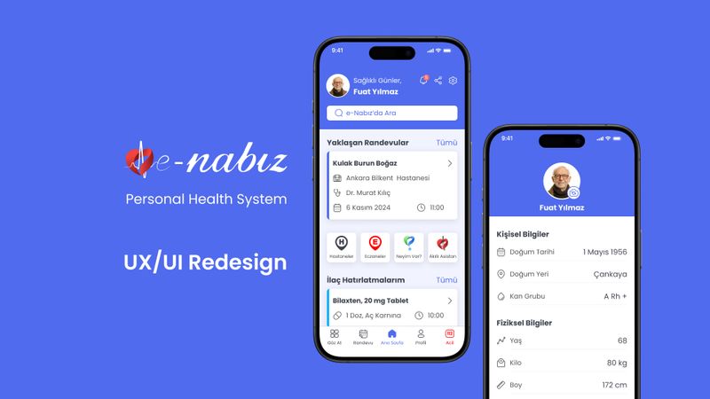 e-Nabız App Redesign