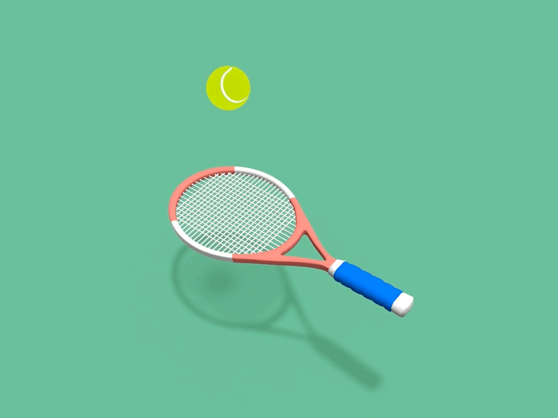 Tennis Racket Animation